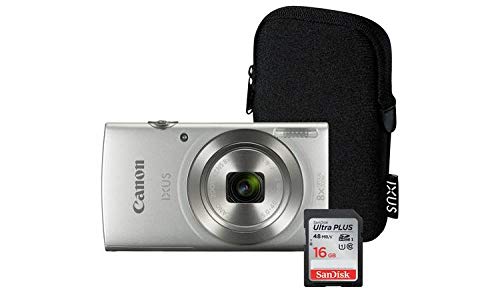 Canon IXUS 185 シルバー 本体と充電器　動作確認済 Canon IXUS 185 Compact Digital Camera with 8x Zoom 20 MP : Amazon